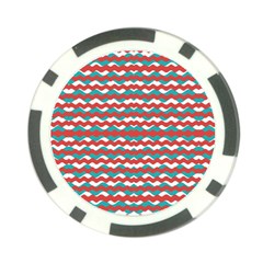 Geometric Waves Poker Chip Card Guards (10 Pack) 