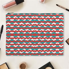 Geometric Waves Cosmetic Bag (xl) by dflcprints