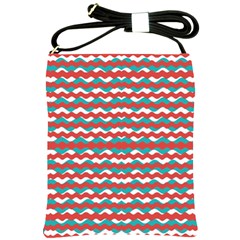 Geometric Waves Shoulder Sling Bags