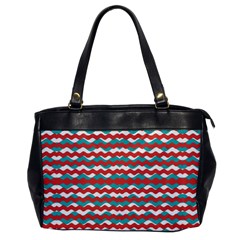 Geometric Waves Office Handbags