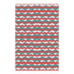 Geometric Waves Shower Curtain 48  X 72  (small)  by dflcprints