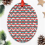 Geometric Waves Ornament (Oval Filigree)  Front