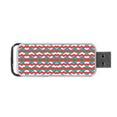 Geometric Waves Portable Usb Flash (two Sides)