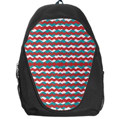 Geometric Waves Backpack Bag by dflcprints