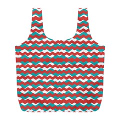 Geometric Waves Full Print Recycle Bags (l) 