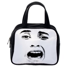 Scared Woman Expression Classic Handbags (one Side)