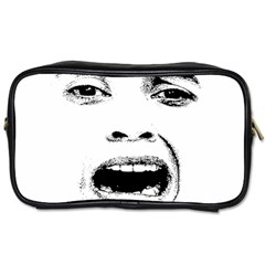 Scared Woman Expression Toiletries Bags 2-side by dflcprints