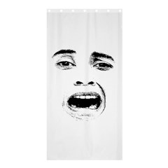 Scared Woman Expression Shower Curtain 36  X 72  (stall)  by dflcprints