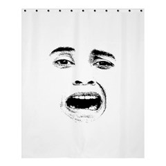 Scared Woman Expression Shower Curtain 60  X 72  (medium)  by dflcprints