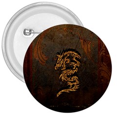 Awesome Dragon, Tribal Design 3  Buttons by FantasyWorld7