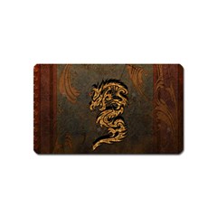 Awesome Dragon, Tribal Design Magnet (name Card) by FantasyWorld7