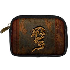 Awesome Dragon, Tribal Design Digital Camera Cases by FantasyWorld7