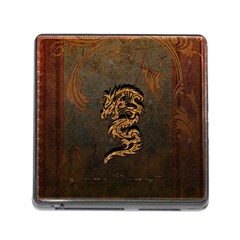 Awesome Dragon, Tribal Design Memory Card Reader (square) by FantasyWorld7