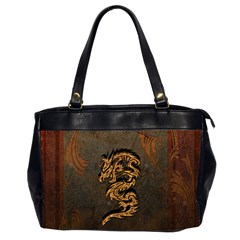 Awesome Dragon, Tribal Design Office Handbags (2 Sides) 