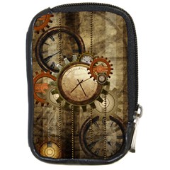 Wonderful Steampunk Design With Clocks And Gears Compact Camera Cases