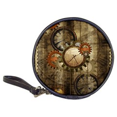 Wonderful Steampunk Design With Clocks And Gears Classic 20-CD Wallets