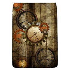 Wonderful Steampunk Design With Clocks And Gears Flap Covers (L) 