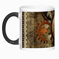 Wonderful Steampunk Design With Clocks And Gears Morph Mugs