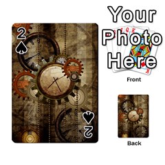 Wonderful Steampunk Design With Clocks And Gears Playing Cards 54 Designs 