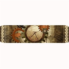 Wonderful Steampunk Design With Clocks And Gears Large Bar Mats