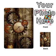 Wonderful Steampunk Design With Clocks And Gears Multi-purpose Cards (Rectangle) 