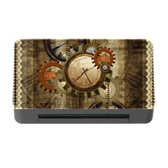 Wonderful Steampunk Design With Clocks And Gears Memory Card Reader With Cf by FantasyWorld7