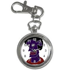 Man Portrait Caricature Key Chain Watches by dflcprints