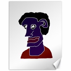 Man Portrait Caricature Canvas 18  X 24   by dflcprints