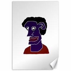 Man Portrait Caricature Canvas 20  X 30   by dflcprints