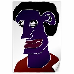 Man Portrait Caricature Canvas 24  X 36  by dflcprints