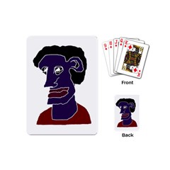 Man Portrait Caricature Playing Cards (mini) 