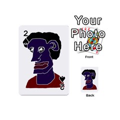 Man Portrait Caricature Playing Cards 54 (mini) 