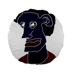 Man Portrait Caricature Standard 15  Premium Round Cushions