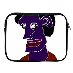 Man Portrait Caricature Apple Ipad 2/3/4 Zipper Cases by dflcprints