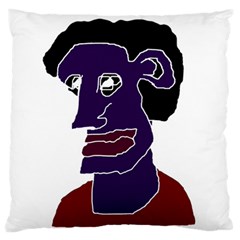 Man Portrait Caricature Standard Flano Cushion Case (one Side)