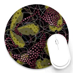 Abstract Garden Round Mousepads