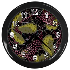 Abstract Garden Wall Clocks (black) by Valentinaart