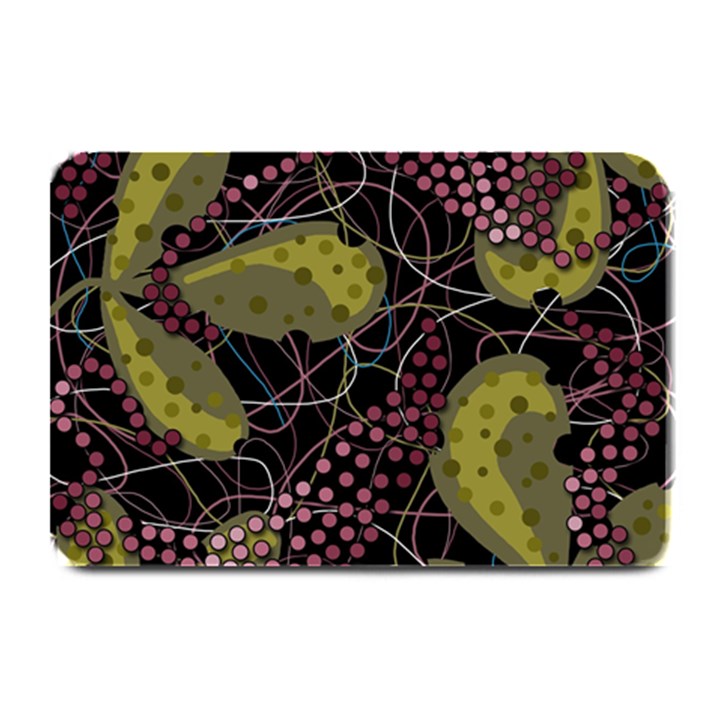 Abstract garden Plate Mats