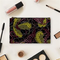 Abstract Garden Cosmetic Bag (medium) 