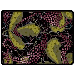 Abstract Garden Fleece Blanket (large) 