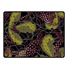 Abstract Garden Double Sided Fleece Blanket (small) 