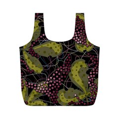 Abstract Garden Full Print Recycle Bags (m)  by Valentinaart