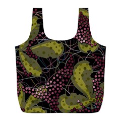 Abstract Garden Full Print Recycle Bags (l)  by Valentinaart