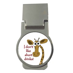 Giraffe Joke Money Clips (round) 