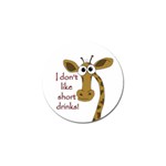 Giraffe joke Golf Ball Marker (4 pack) Front