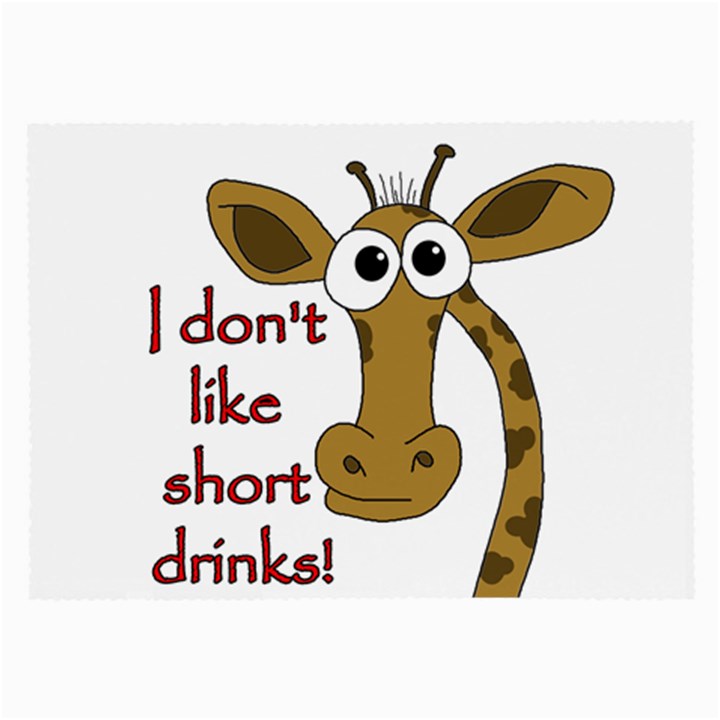 Giraffe joke Large Glasses Cloth (2-Side)