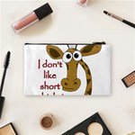 Giraffe joke Cosmetic Bag (Small)  Back