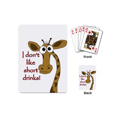 Giraffe Joke Playing Cards (mini) 