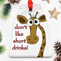 Giraffe Joke Bell Ornament (2 Sides)