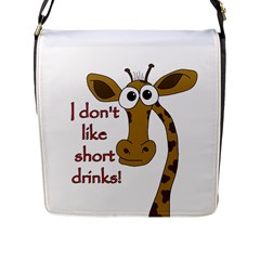 Giraffe Joke Flap Messenger Bag (l)  by Valentinaart